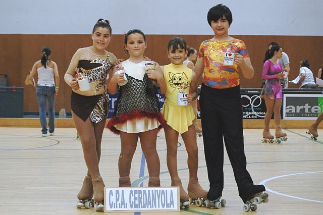 El CPA Cerdanyola és segon en la classificació per equips en el I Trofeu Sant Cugat de patinatge artístic