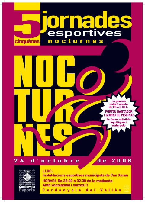 Les Jornades Esportives Nocturnes inclouran el voleibol i el korfbal per primera vegada