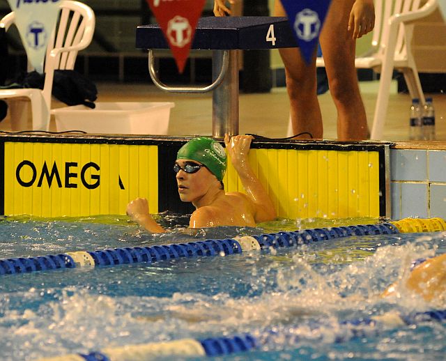 El nedador Bernardo González, campió de Catalunya d’Hivern en 100 i 200 metres lliures