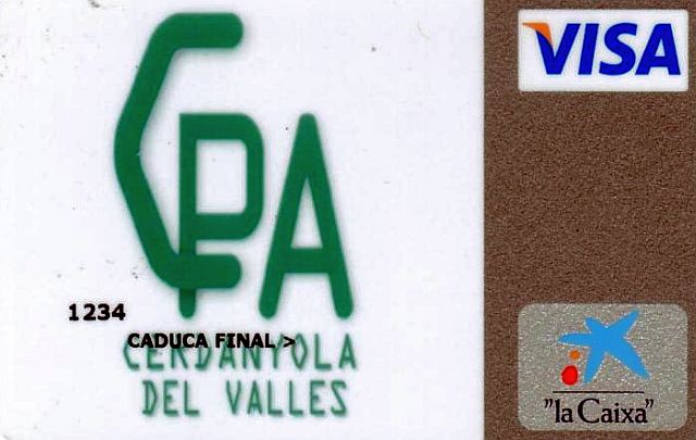El Club de Patinatge Artístic presenta la targeta VISA-CPACV