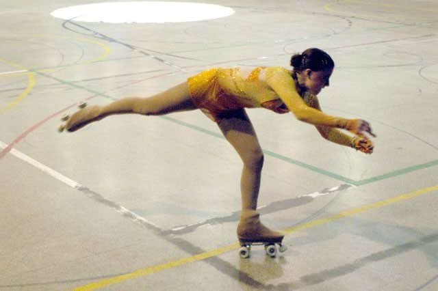 Carla Pey, subcampiona d'Espanya de patinatge i primera en figures obligatòries