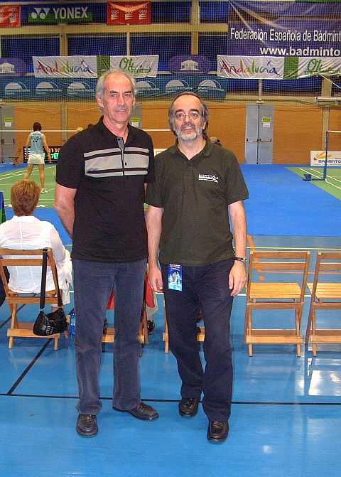 Francesc Pi i José Gabardós participen en el Campionat del Món de Bàdminton veterans