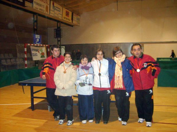 Aspadi participa en el Campionat de Catalunya de Tennis Taula