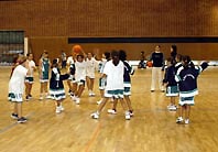 Posada de llarg de la Federació Catalana d'Handbol al Parc Esportiu Guiera