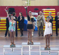 La patinadora Alba Pérez, nova campiona de Catalunya i Marta Soto sisena