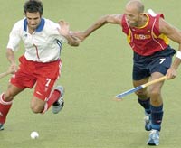 Primera victòria de l'hoquei herba masculí a Atenes 2004