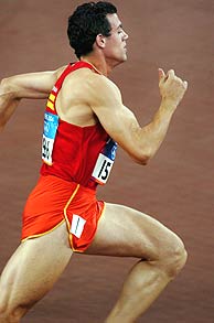 David Canal passa la primera eliminatòria dels 200 metres