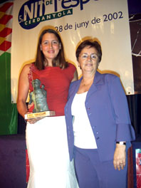 Núria Garcia s'endú el premi absolut de la V Nit de l'Esport
