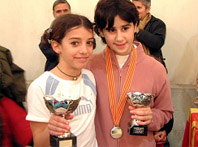 Elena Olmos i Laia Oset participen en el Campionat d’Espanya de Badminton