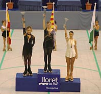 Les patinadores Alba Pérez i Carla Nonell participen al Campionat d'Europa