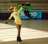 Idoia Company participa en una concentració del Programa ARC de patinatge