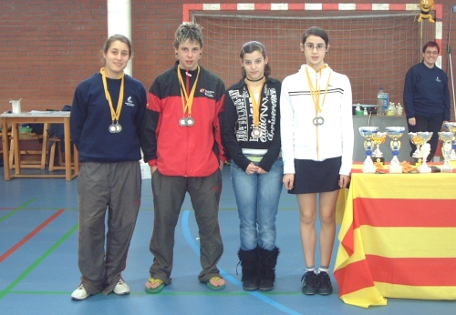 El Club Bàdminton Bellaterra realitza una molt bona actuació al Campionat de Catalunya