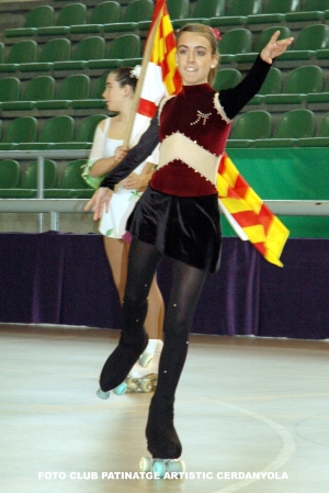 Anna Gibert dóna el salt a l’alta competició del patinatge artístic