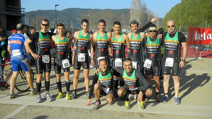 Bona actuació dels cerdanyolencs en el Duatló de Banyoles