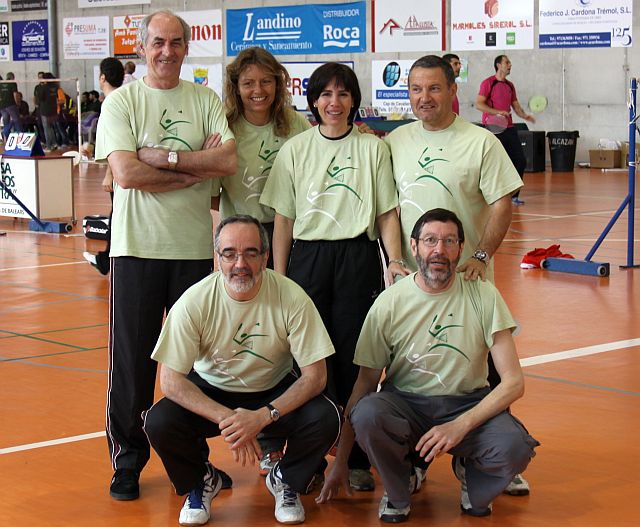 Quatre podis pel Club Bàdminton Bellaterra en l’Estatal per a veterans
