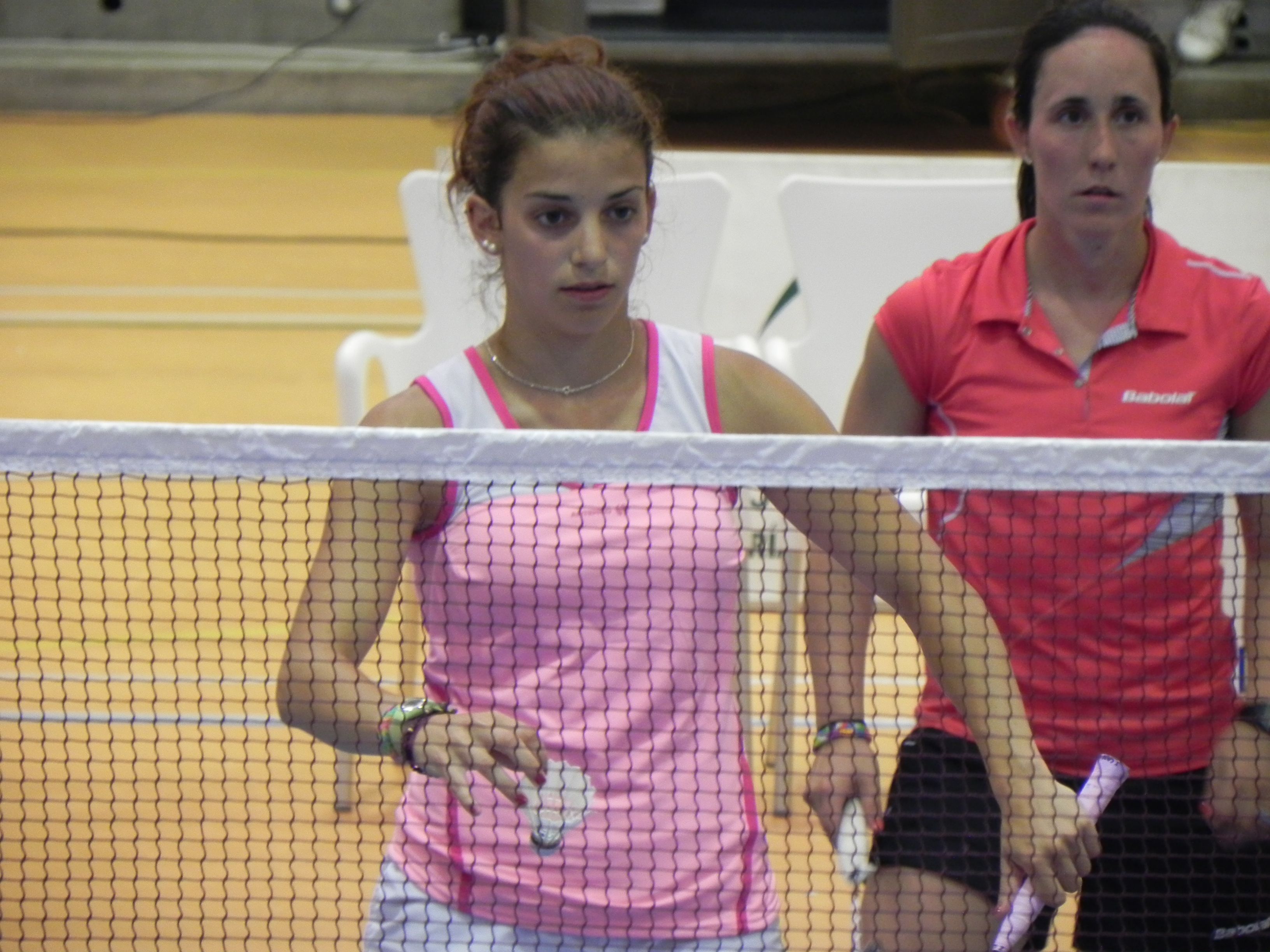 Laia Oset, campiona d’Espanya de bàdminton 2014 en dobles femenins 