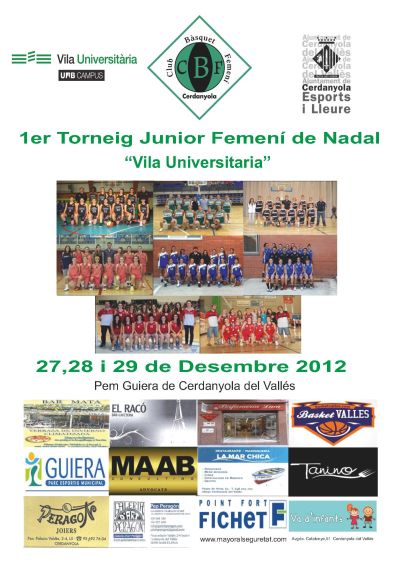 El CBF Cerdanyola celebra la 1a edició del Torneig Júnior de Nadal Vila Universitària 