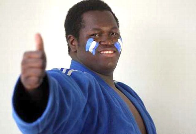 El judoka guatemalenc Darrel Castells entrena a l’Arvi