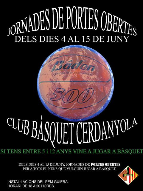 Jornades de portes obertes al Club Bàsquet Cerdanyola