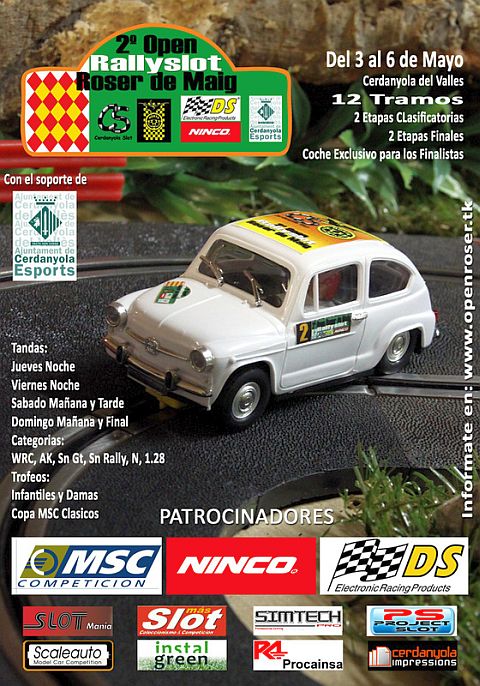 L’Open Rallislot Roser de Maig escalfar motors