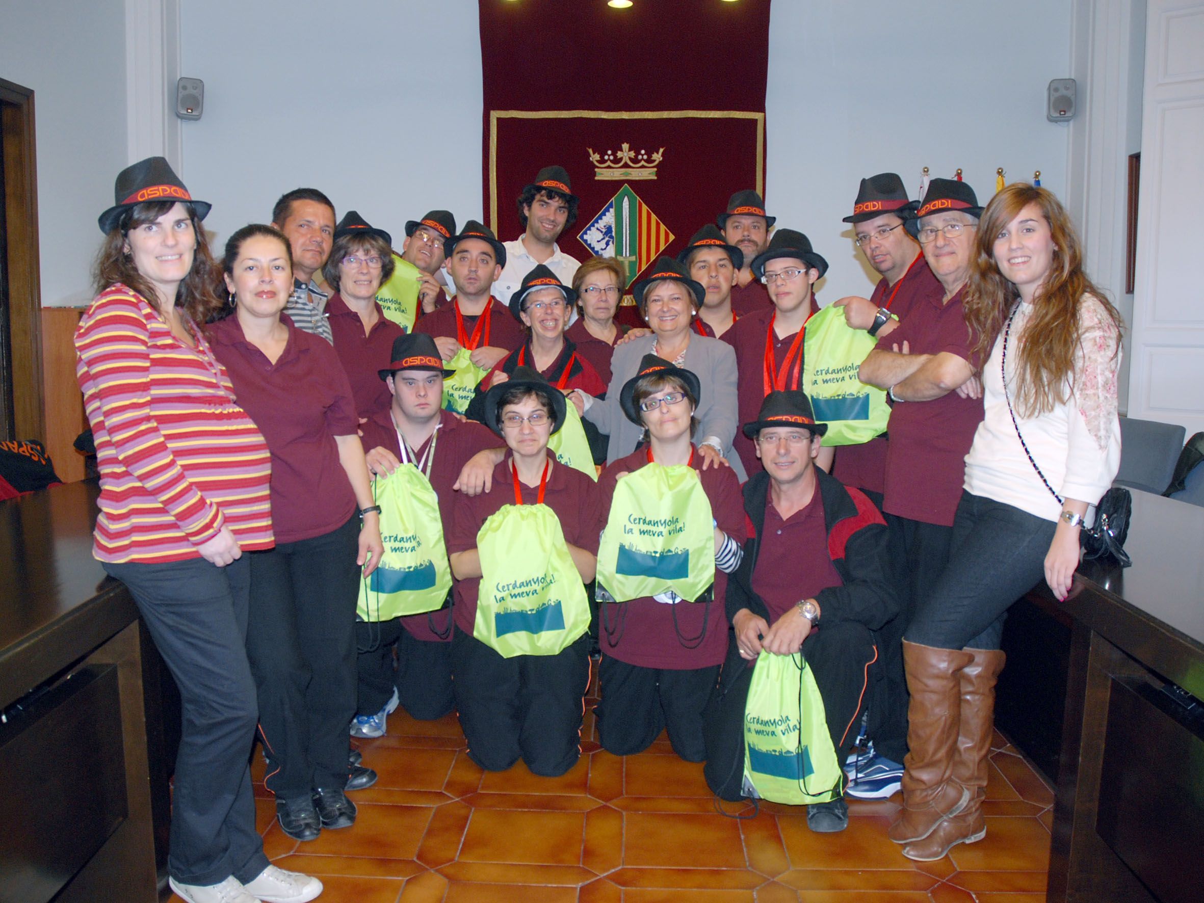 Recepció institucional als esportistes que van  participar en els Special Olímpics