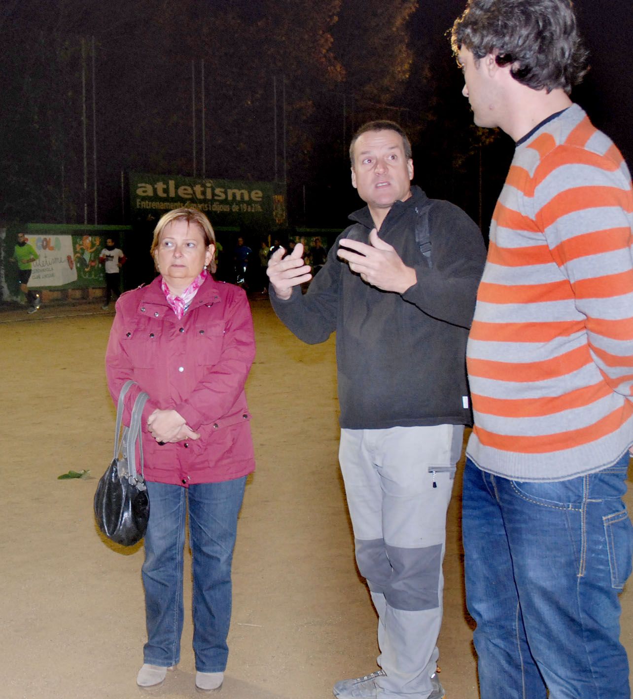 Visita del govern municipal a la zona esportiva de Montflorit