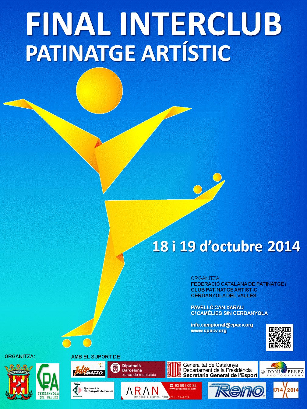 La Final de l’Interclub de patinatge  arriba de nou a Cerdanyola