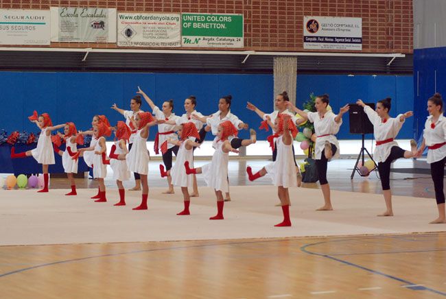 La gimnàstica rítmica de Cerdanyola tanca la temporada 