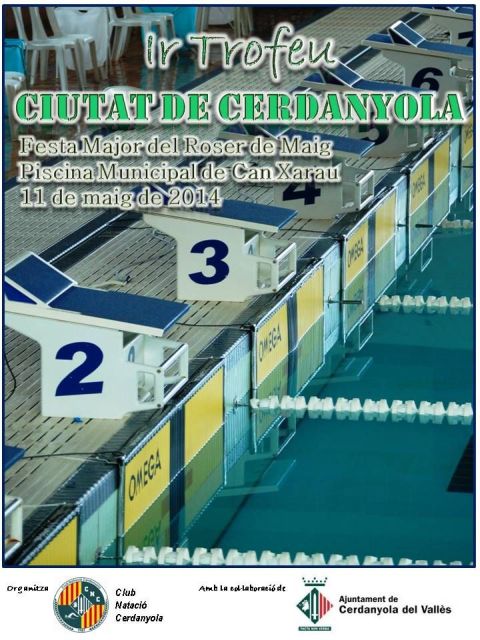 El Club Natació Cerdanyola organitza el Trofeu Ciutat de Cerdanyola