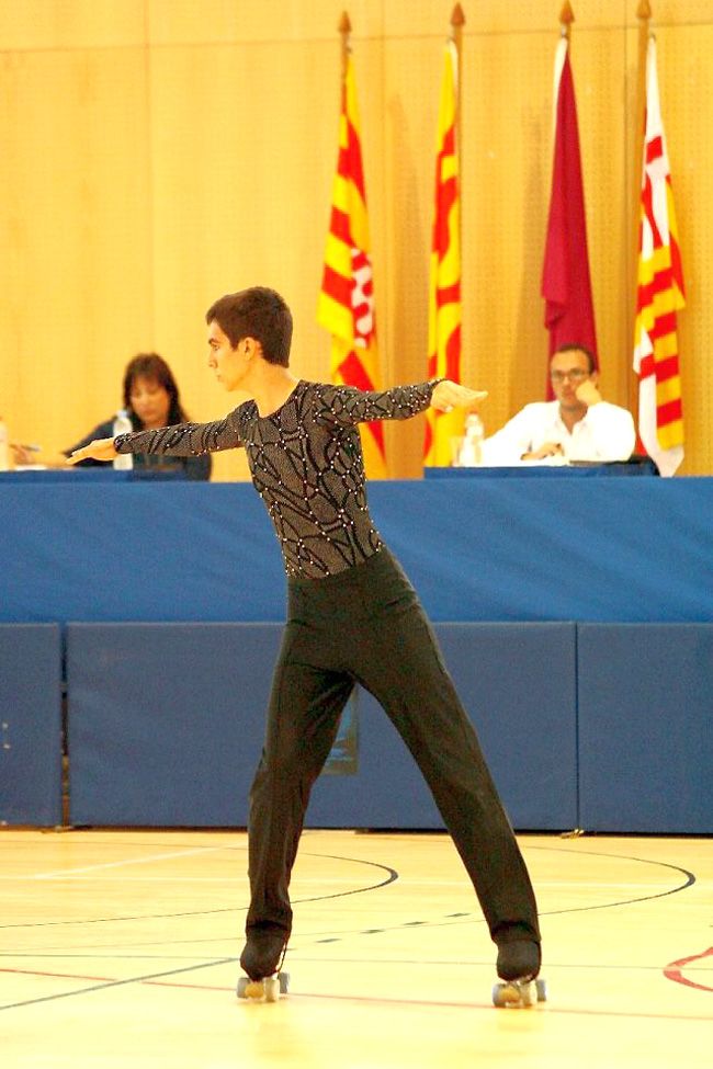 Alex Ríos onzè en el Campionat d’Espanya juvenil de patinatge