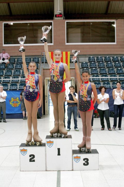 Maria Soldevila bronze en el Campionat de Catalunya infantil de patinatge en figures obligatòries 