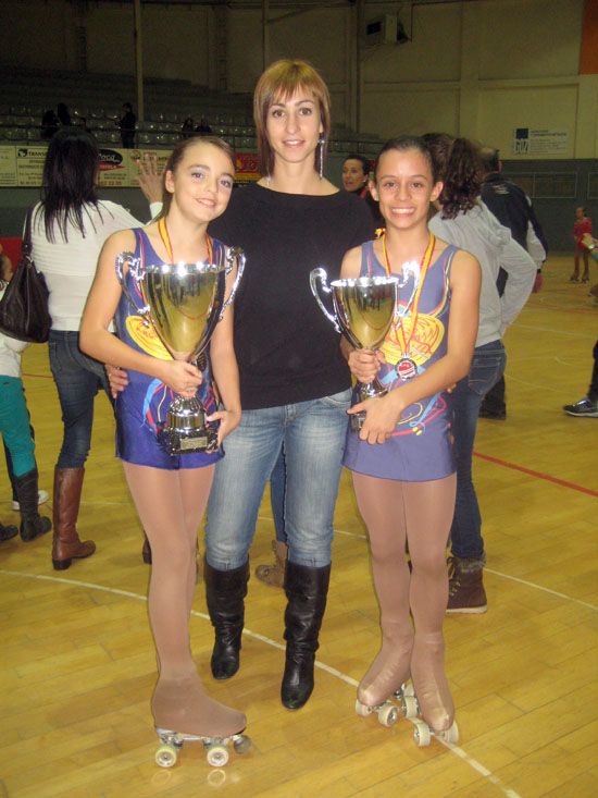 Laia Fernández, campiona d’Espanya de patinatge en figures obligatòries