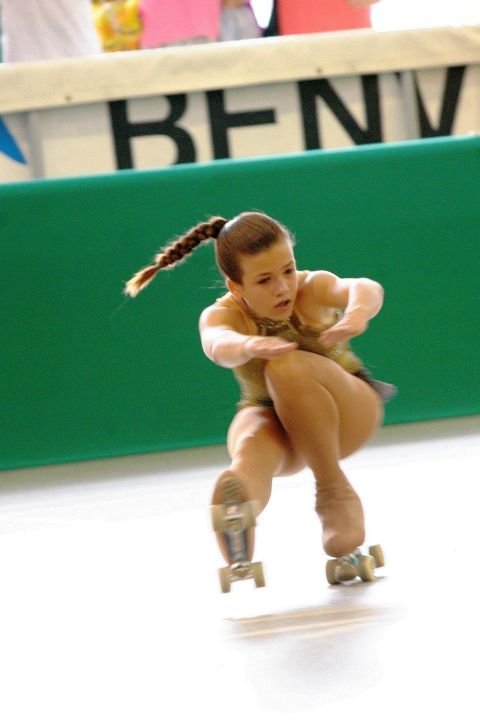 Anna Ruiz es classifica per a la final de la Copa Barcelona de patinatge 