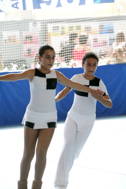 Medalla de plata per als germans López al Campionat d’Espanya de patinatge aleví
