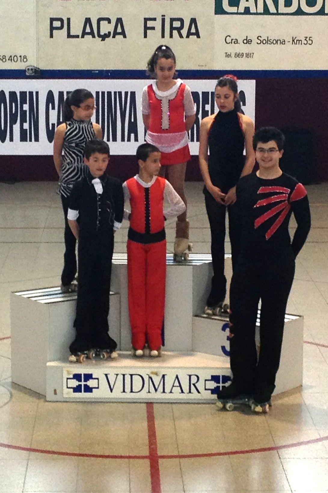 Dues parelles del Club Patinatge Artístic pugen al podi de l’Open Catalunya