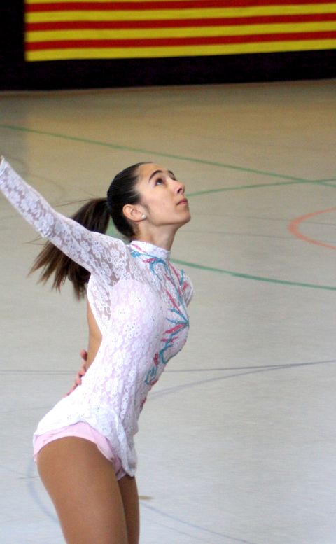 Naiara Barranco es classifica per a la final de la Copa Barcelona de patinatge