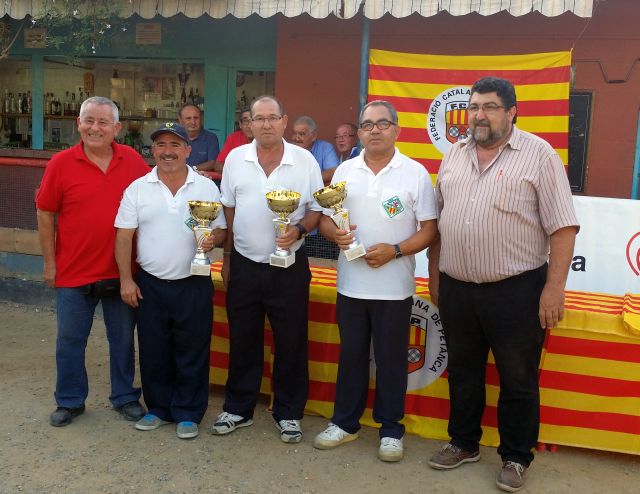 Una tripleta de la petanca de Cerdanyola guanya el Campionat de Catalunya