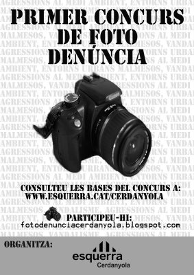 ERC organitza un concurs de fotografies per denunciar actituds incíviques