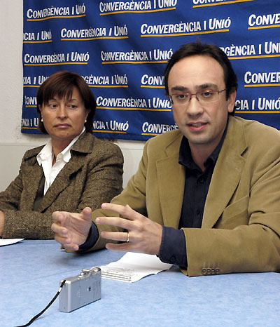 Josep Rull reclama a Cerdanyola l'ampliació de la C58 i l'Alta Velocitat Ferroviària pel Vallès