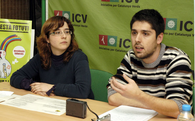 'El curro està fotut' lema de la precampanya electoral d'Els Joves d'Esquerra Verda