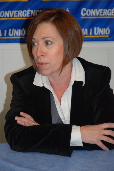 La senadora Montserrat Candini aposta per la reforma de la Cambra baixa