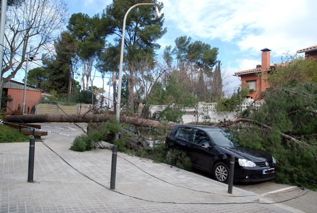 El temporal de dissabte va causar danys per valor de 1.150.000 euros