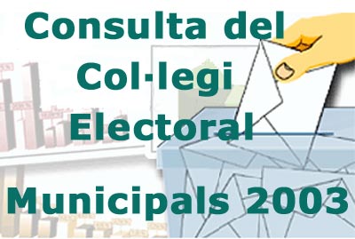 La web de l'Ajuntament permet consultar la mesa electoral on s'ha de votar