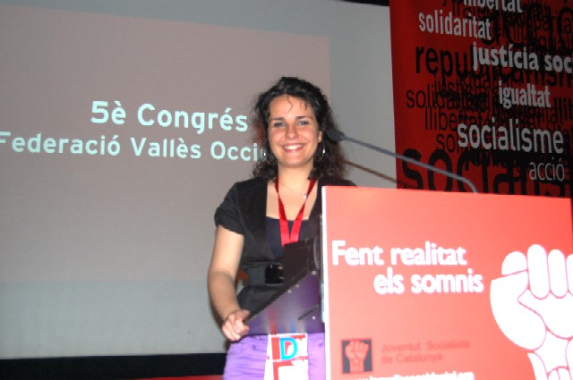 La cerdanyolenca Alexandra Moreno ha estat escollida primera secretària de les JSC a la comarca