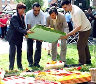 Alta participació ciutadana a l'acte commemoratiu de la Diada