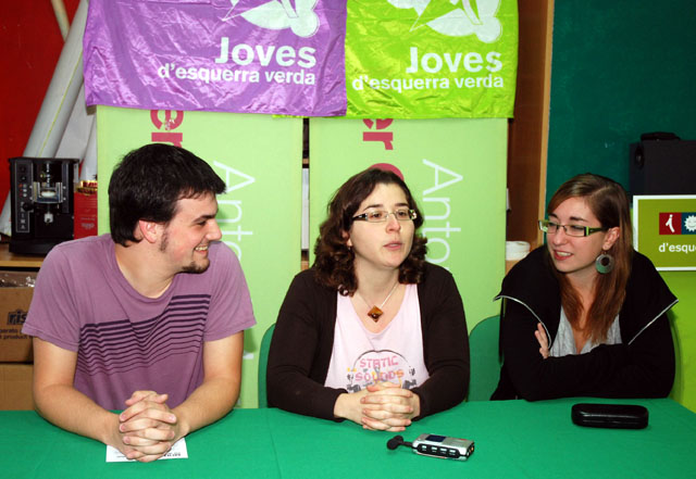 Els Joves d'Esquerra Verda (JEV) promocionen en una campanya un oci alternatiu i de qualitat