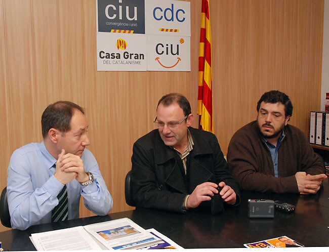 CiU escenifica la unitat abans de la presentació oficial de la candidatura d'Escoda