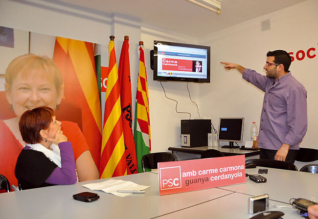 Carmecarmona.cat, les noves tecnologies entren en campanya