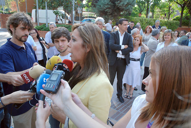 Sánchez-Camacho: "demano seny perquè hi ha molt en joc"