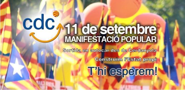 CDC crida a la participació en la manifestació de l'11 de setembre